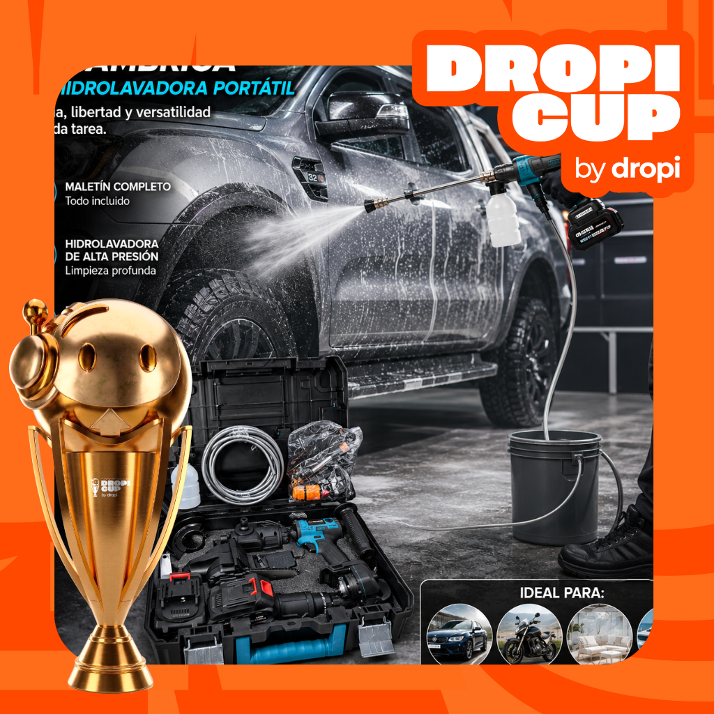 MultiKit Taladro Hidrolavadora Dropi Cup